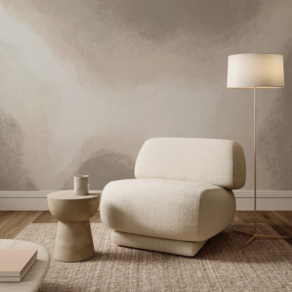Fond blanc et gris