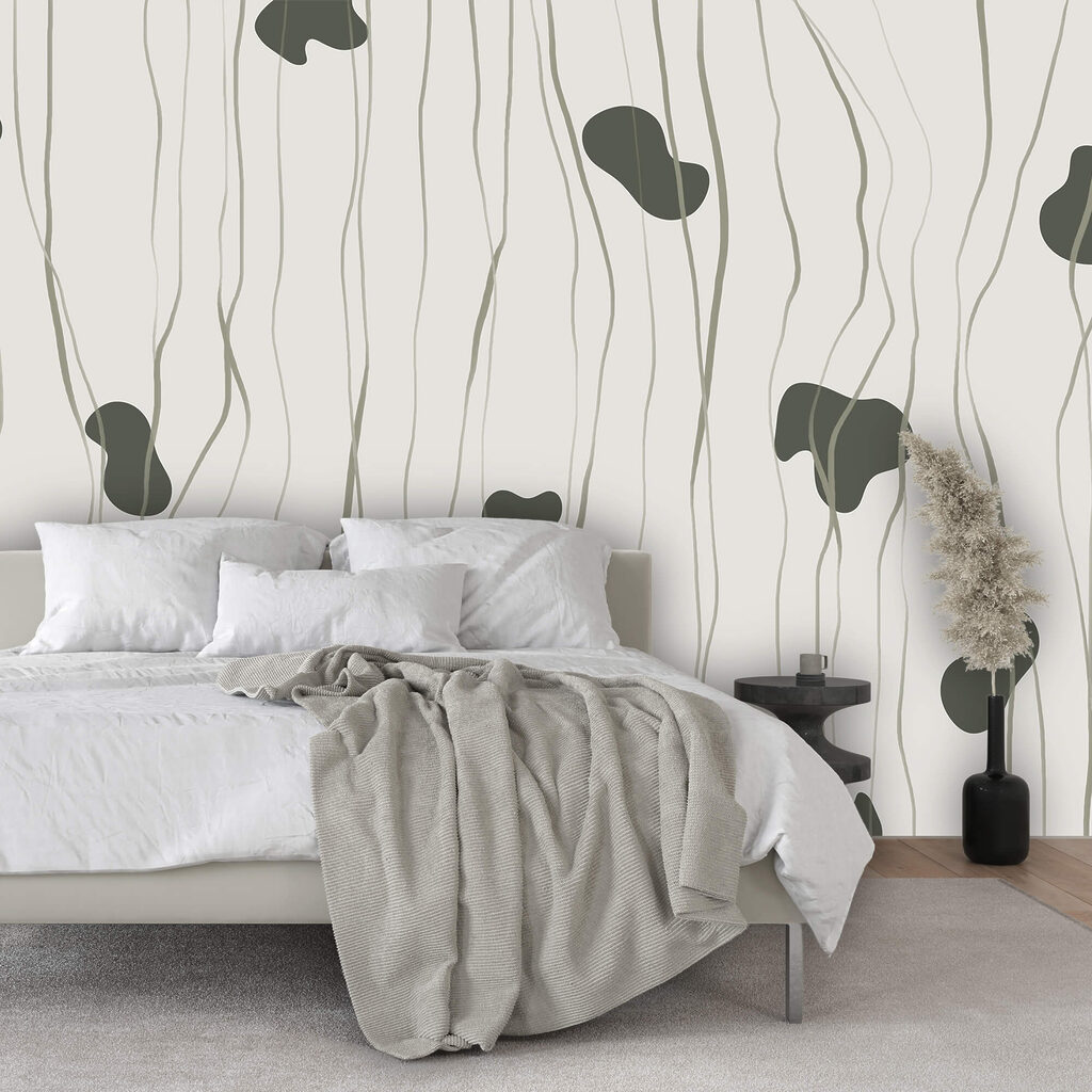 Motif de lignes et de points