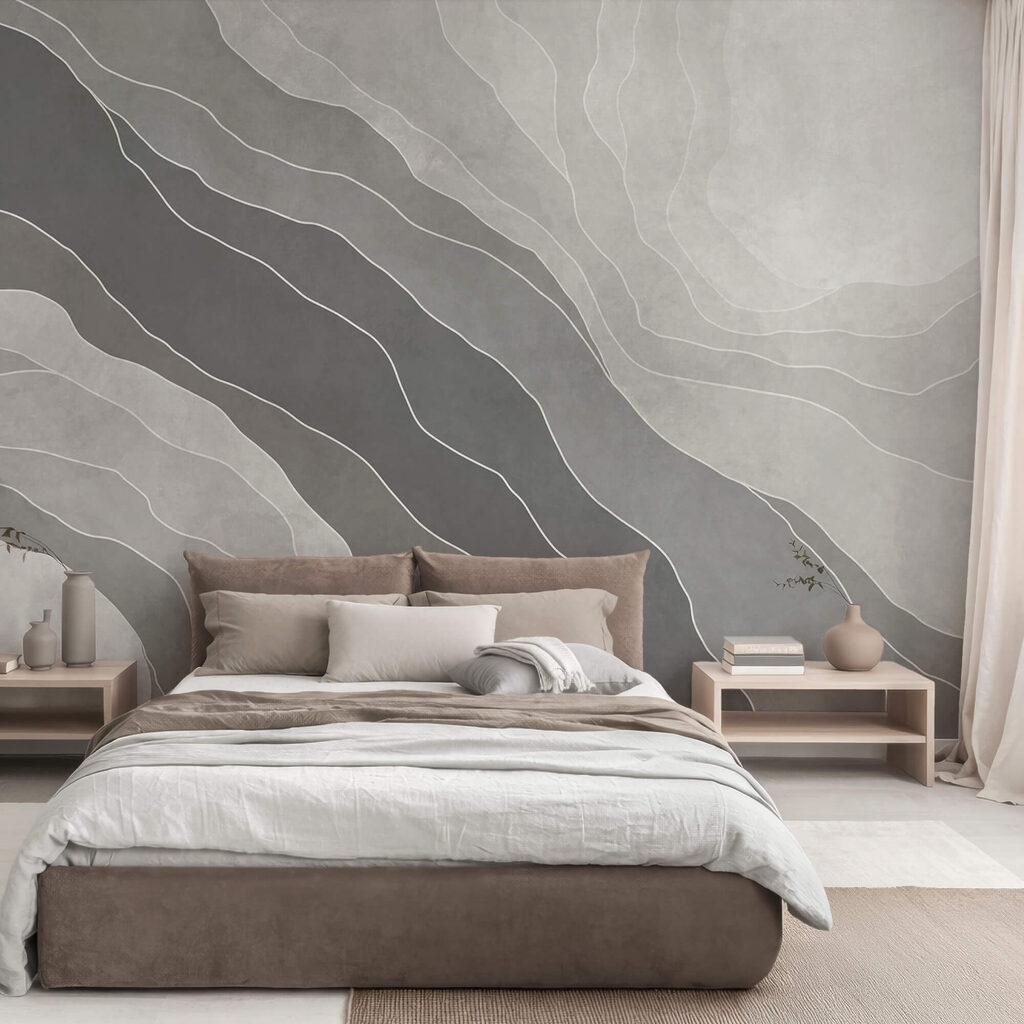 Fond gris et blanc avec des lignes