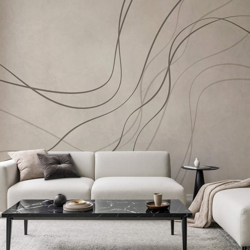Surface blanche avec des lignes noires