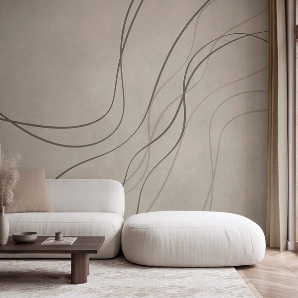 Surface blanche avec des lignes noires