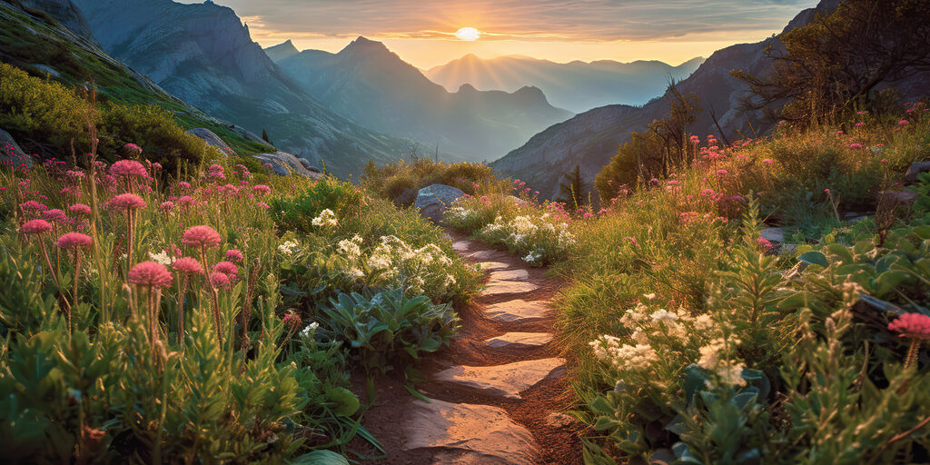 u96205p 1024x512 - Un chemin de pierre menant aux montagnes - tegory