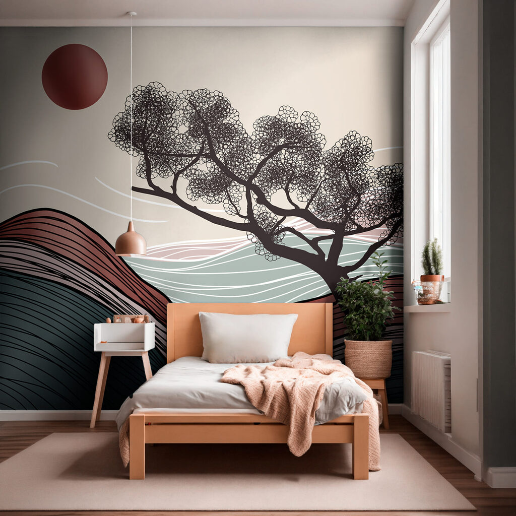 Un arbre dans un paysage Un arbre dans un paysage