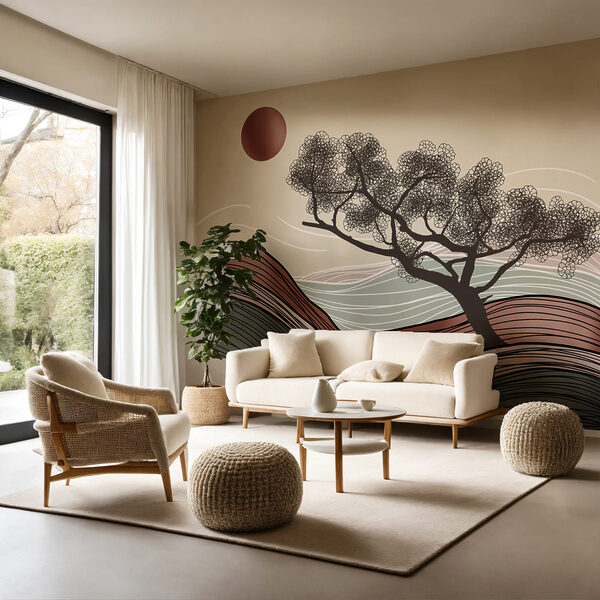 Un arbre dans un paysage Un arbre dans un paysage