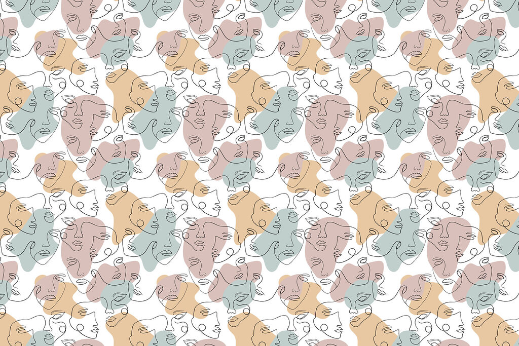 Pattern of colorful shapes Pattern of colorful shapes