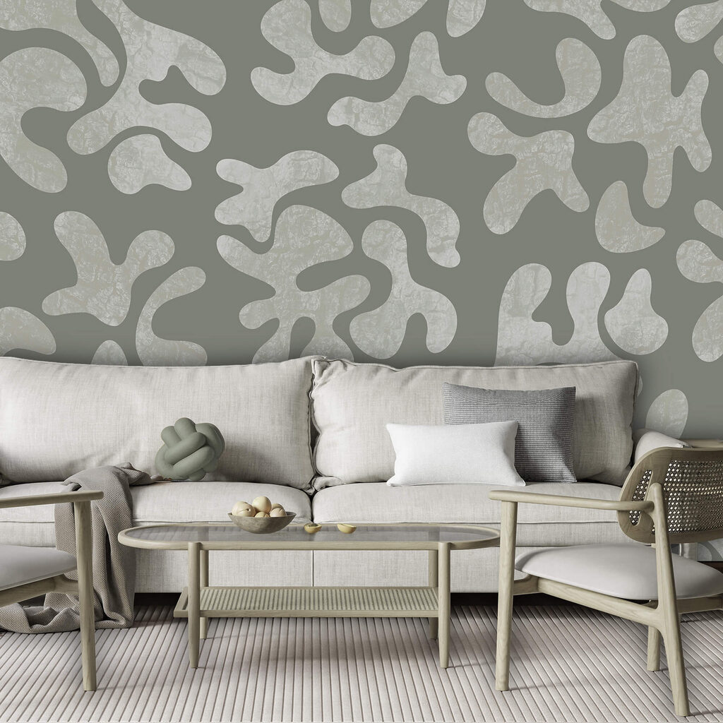 Motif gris et blanc