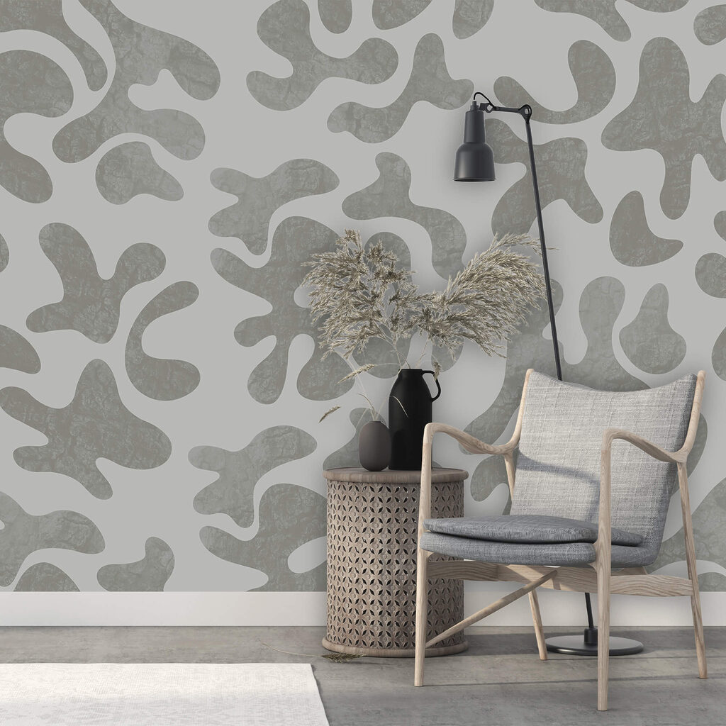 Motif gris et blanc