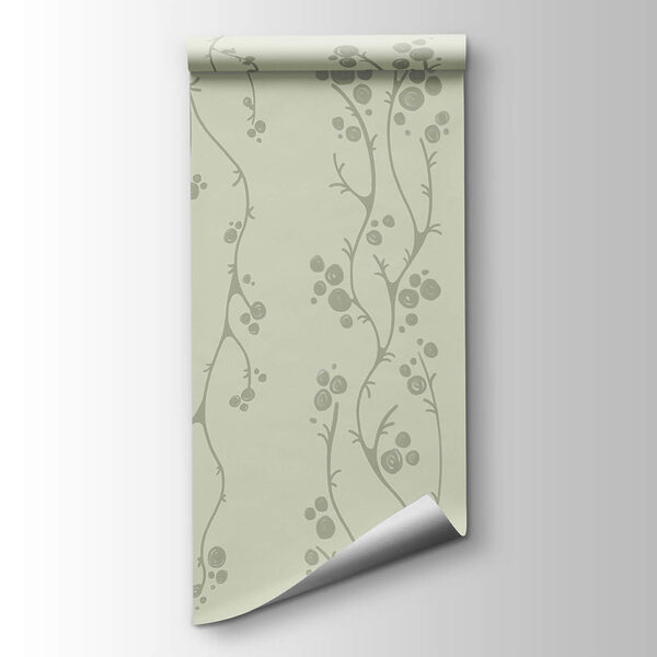 Pattern of vines and dots