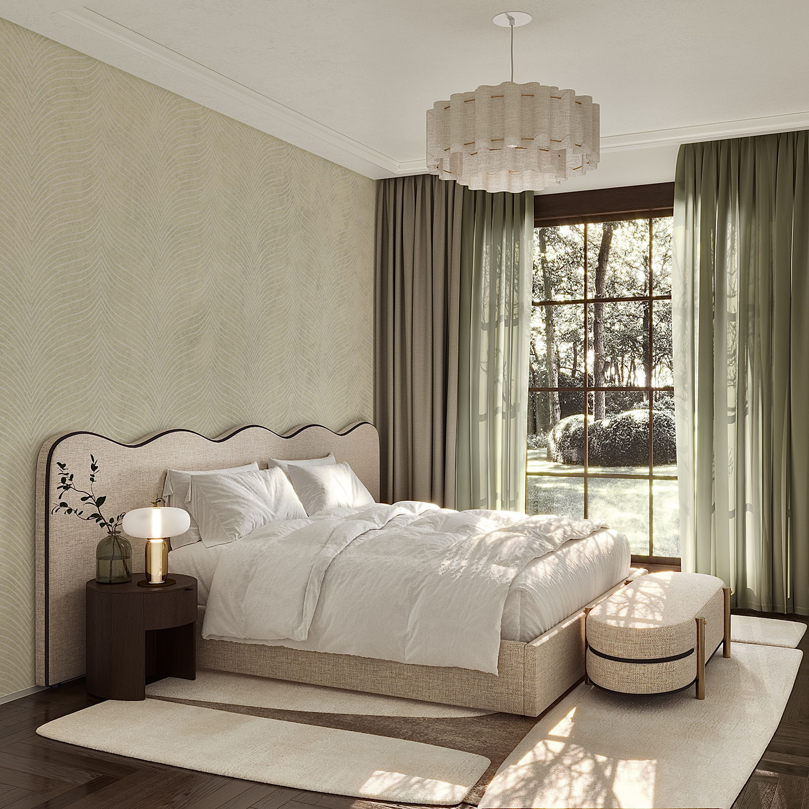 Motif blanc et gris
