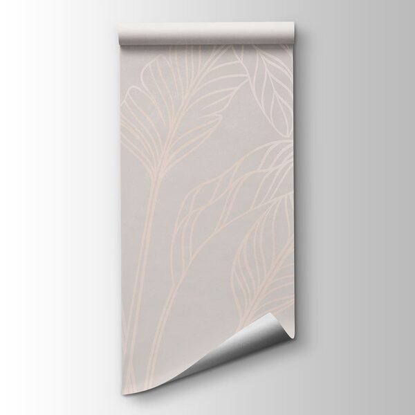 Elegant leaves on a soft backdrop