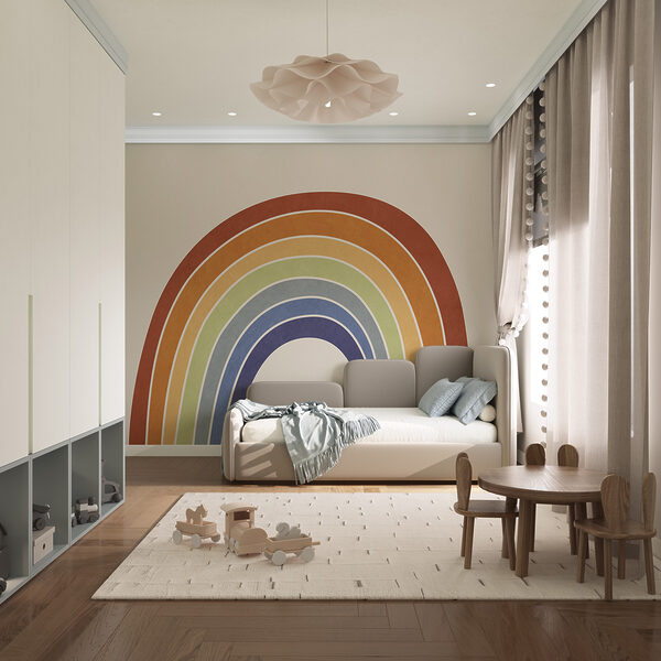 Un arc-en-ciel sur fond blanc Un arc-en-ciel sur fond blanc