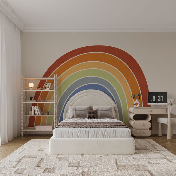 Un arc-en-ciel sur fond blanc Un arc-en-ciel sur fond blanc