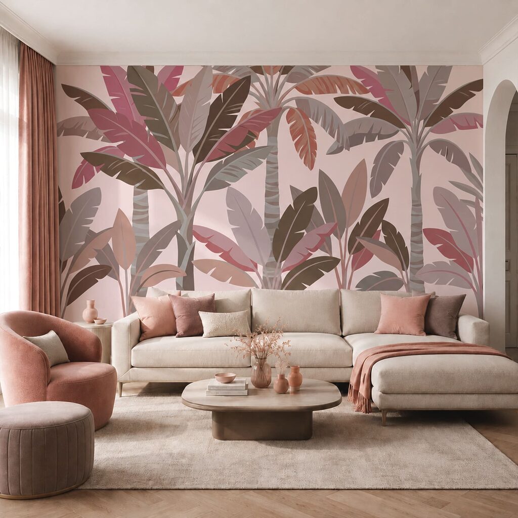Motif de palmiers