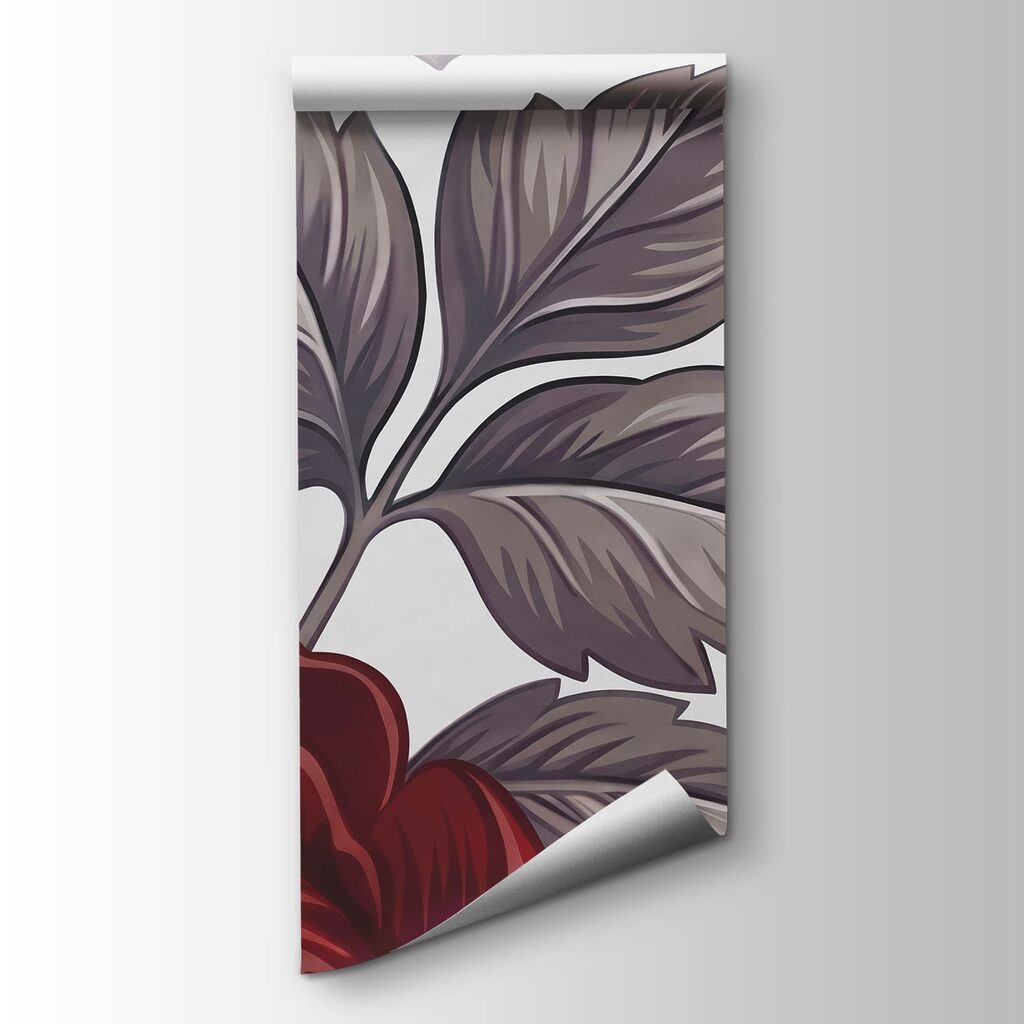 - Elegant floral design in rich colors