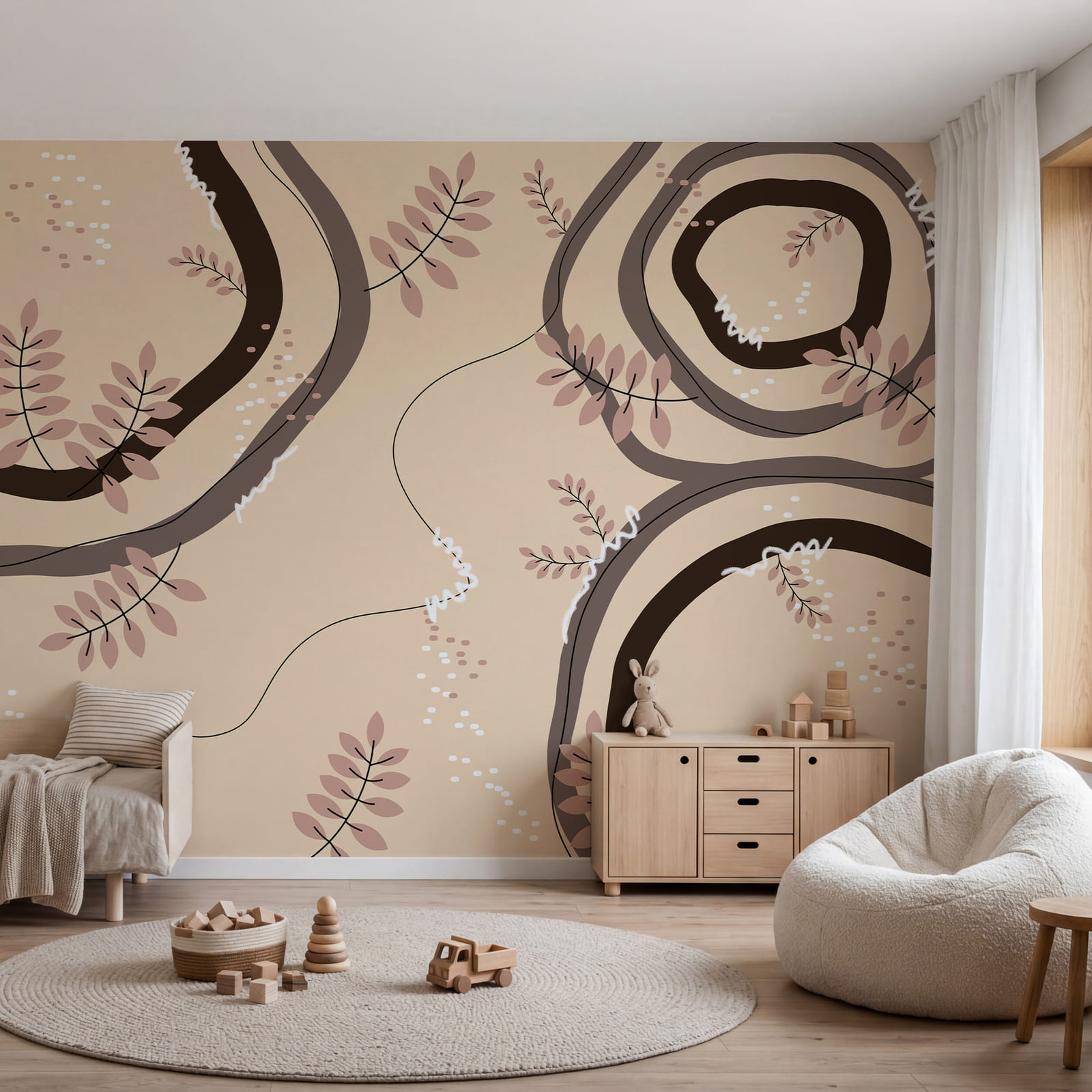 Motifs naturels aux tons doux Motifs naturels aux tons doux