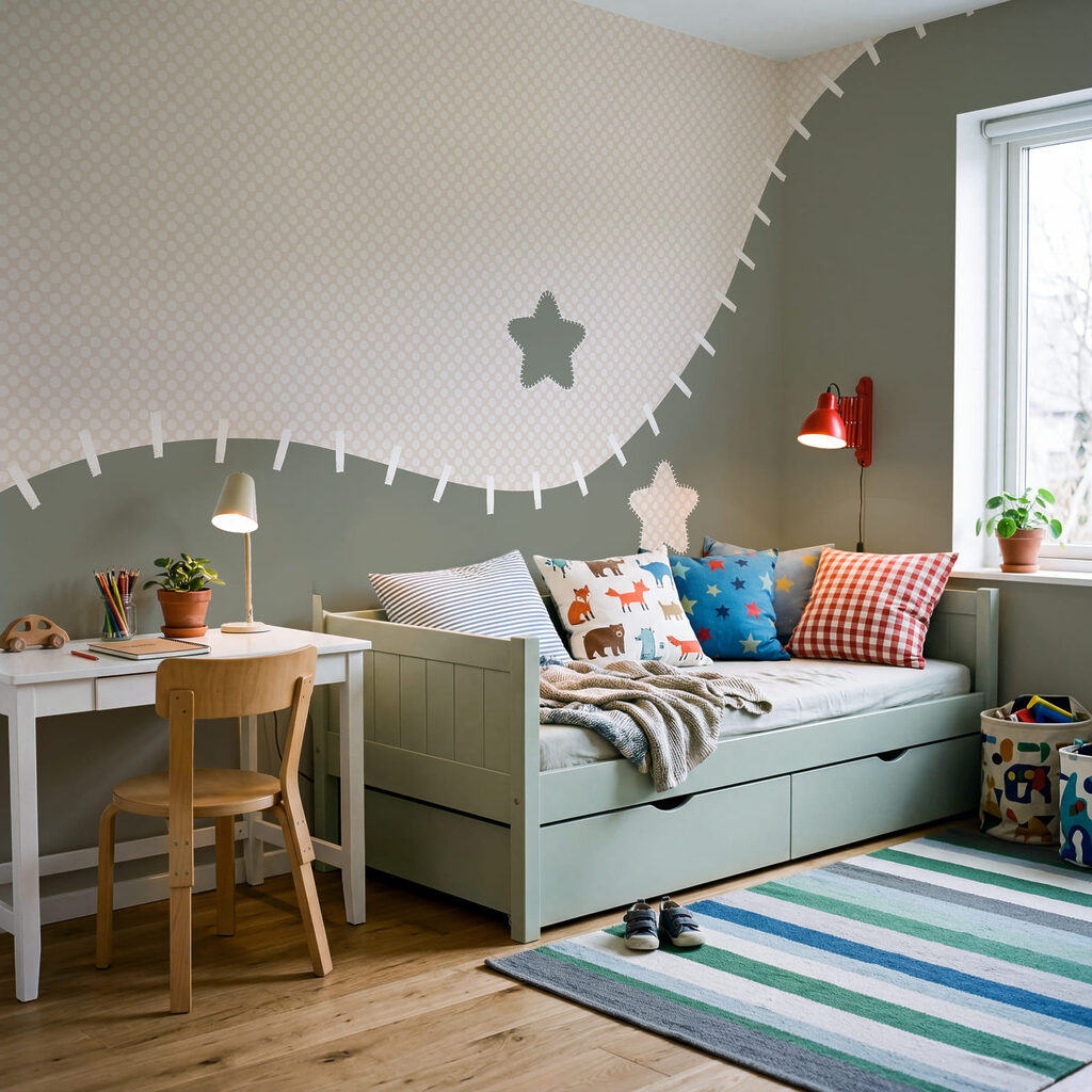 Tissu blanc et gris à motifs d'étoiles Tissu blanc et gris à motifs d'étoiles
