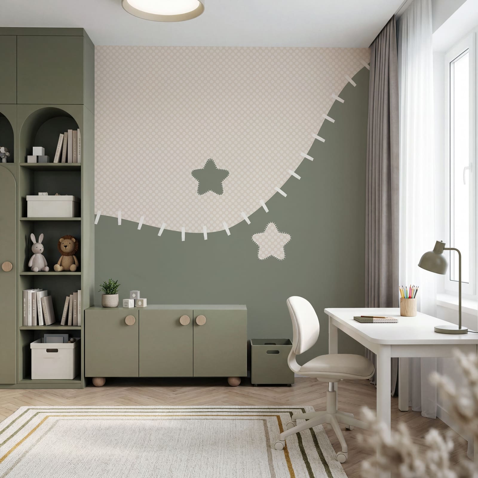 Tissu blanc et gris à motifs d'étoiles Tissu blanc et gris à motifs d'étoiles