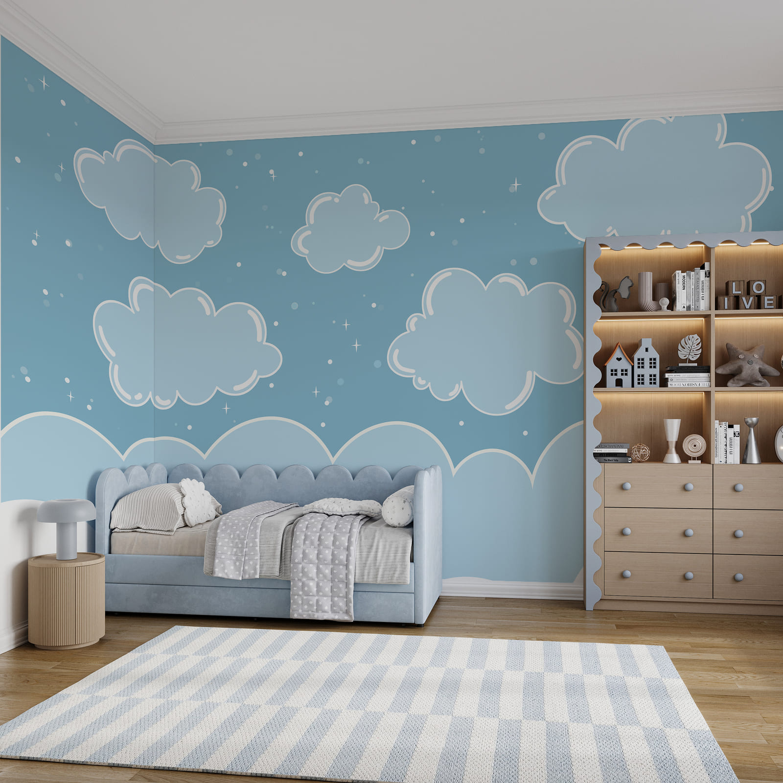 Ciel bleu avec des nuages Ciel bleu avec des nuages