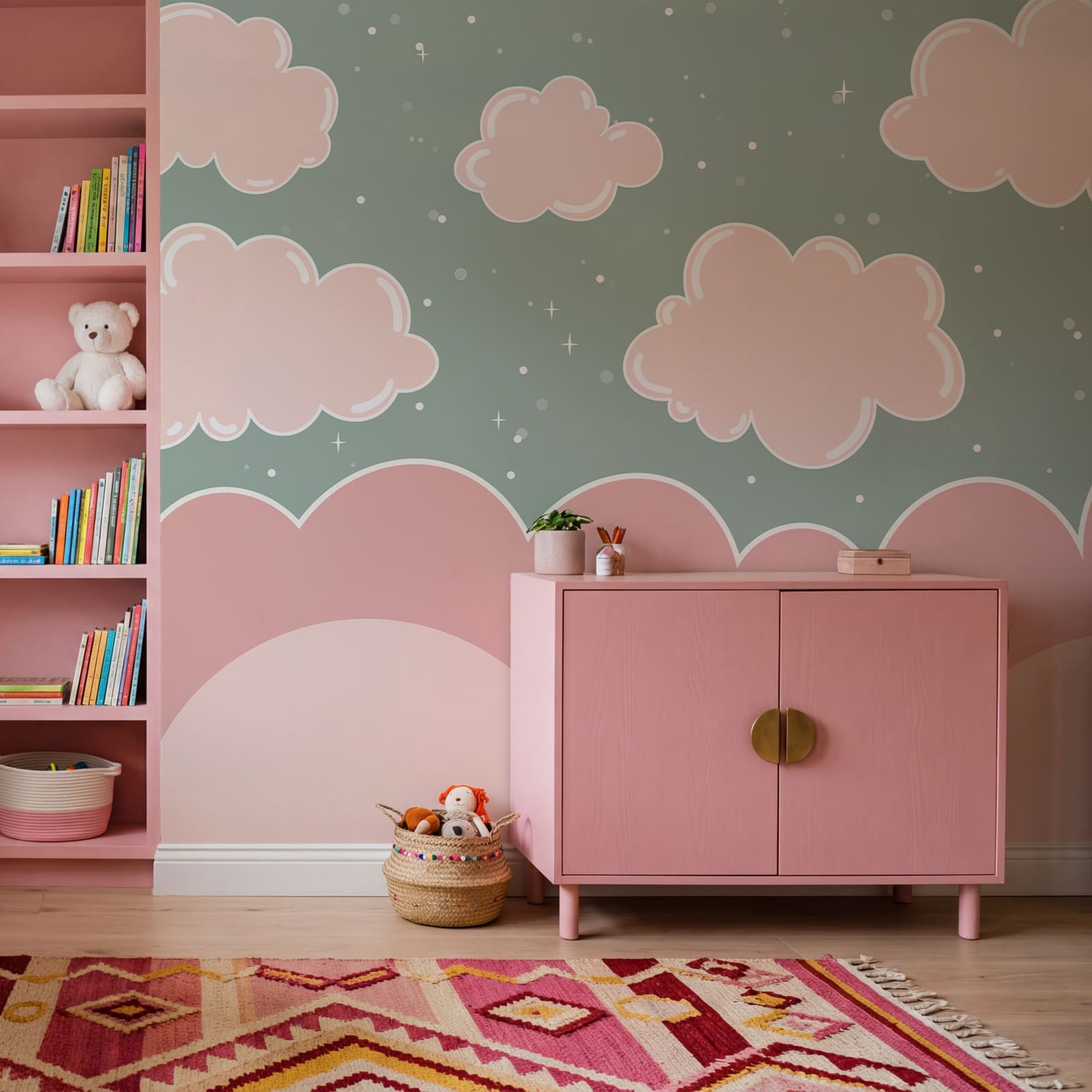 Des nuages roses dans le ciel Des nuages roses dans le ciel