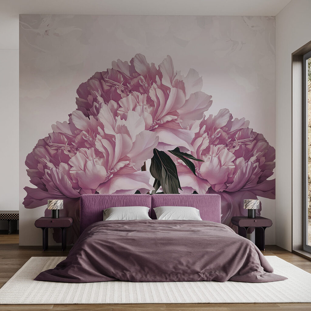 Des pivoines en fleurs aux teintes douces Des pivoines en fleurs aux teintes douces