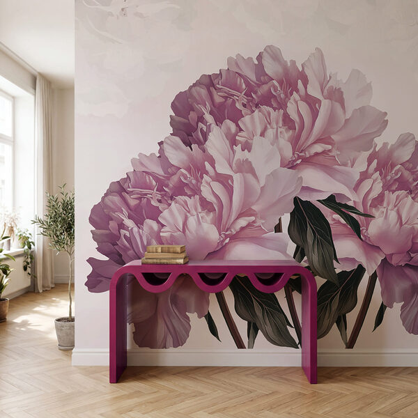 Des pivoines en fleurs aux teintes douces Des pivoines en fleurs aux teintes douces