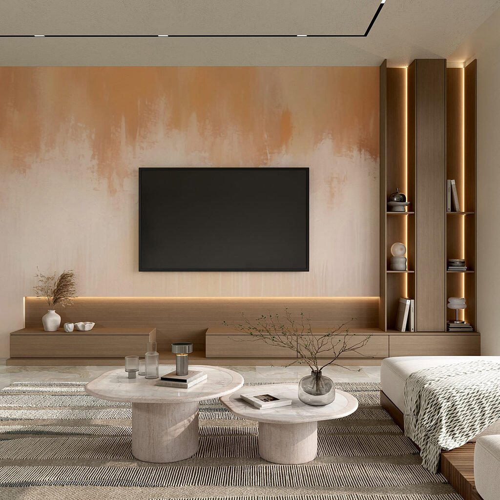 Mur blanc et beige Mur blanc et beige