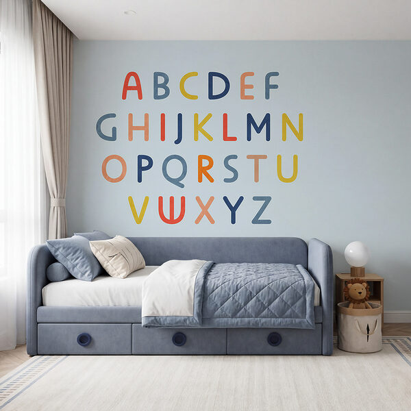 Ensemble de lettres colorées Ensemble de lettres colorées