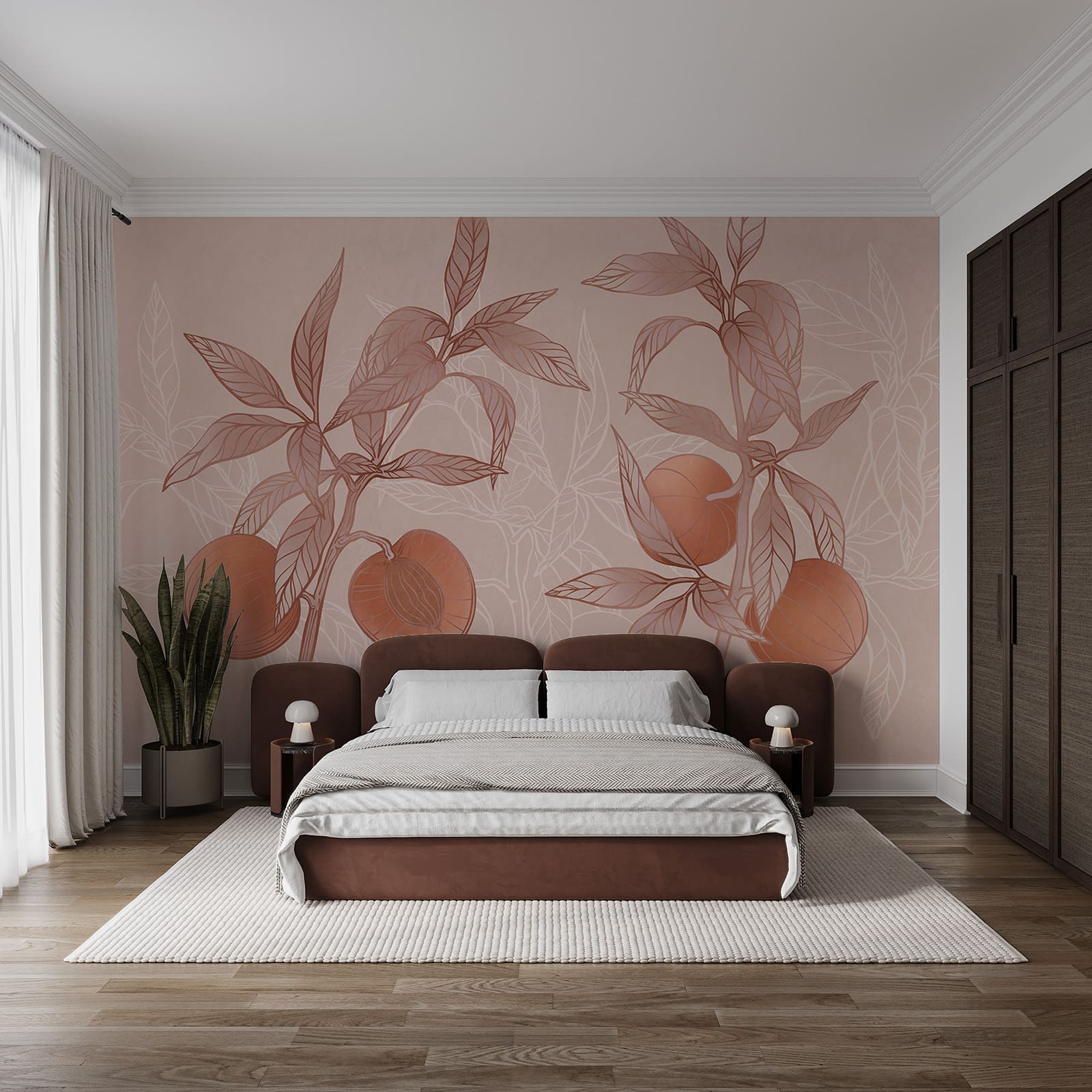 Plante avec des fruits et des feuilles Plante avec des fruits et des feuilles
