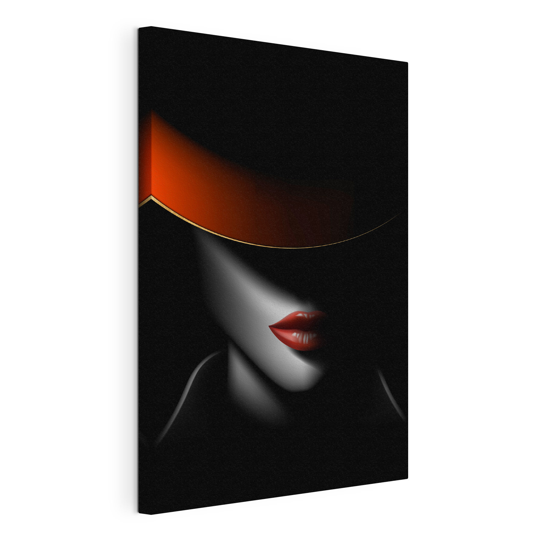 A woman wearing a hat