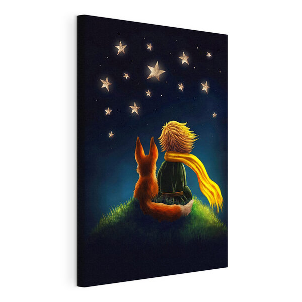 Tableaux Un renard et un petit prince qui regardent les étoiles (UGS : s15087) Tableaux Tableaux Un renard et un petit prince qui regardent les étoiles (UGS : s15087)