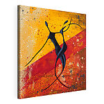 Une peinture représentant un couple de personnes en train de danser Tableaux Une peinture représentant un couple de personnes en train de danser