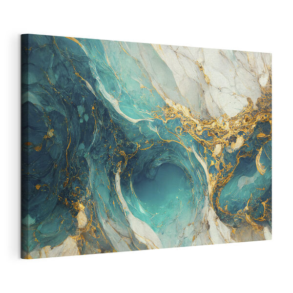 Les courants aigue-marine tourbillonnent dans les abysses Tableaux Les courants aigue-marine tourbillonnent dans les abysses