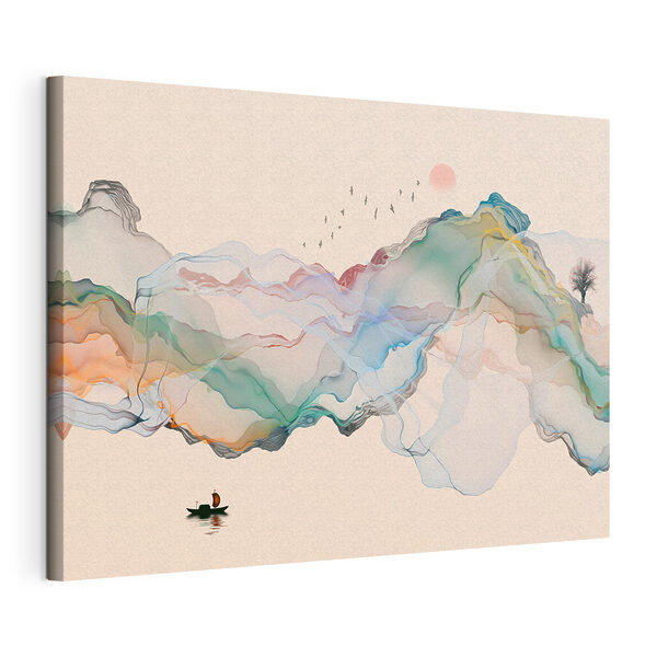 Peinture d'un bateau dans l'eau Tableaux Peinture d'un bateau dans l'eau