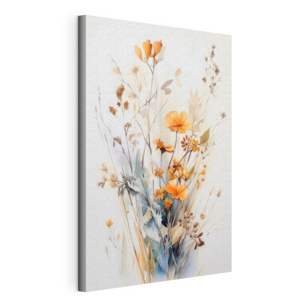 Une peinture de fleurs et de feuilles Tableaux Une peinture de fleurs et de feuilles