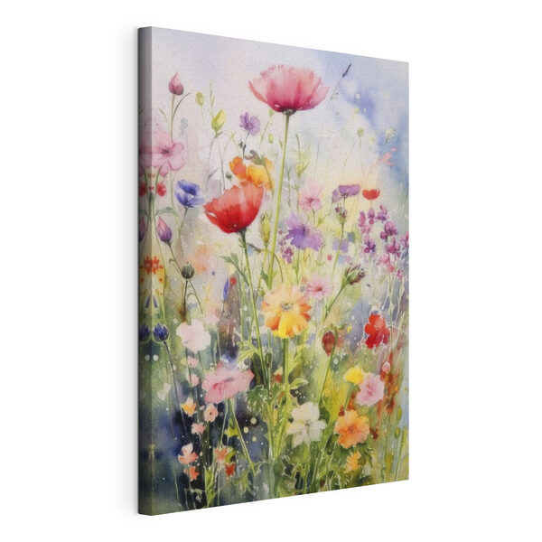 Tableaux Peinture de fleurs dans un champ
