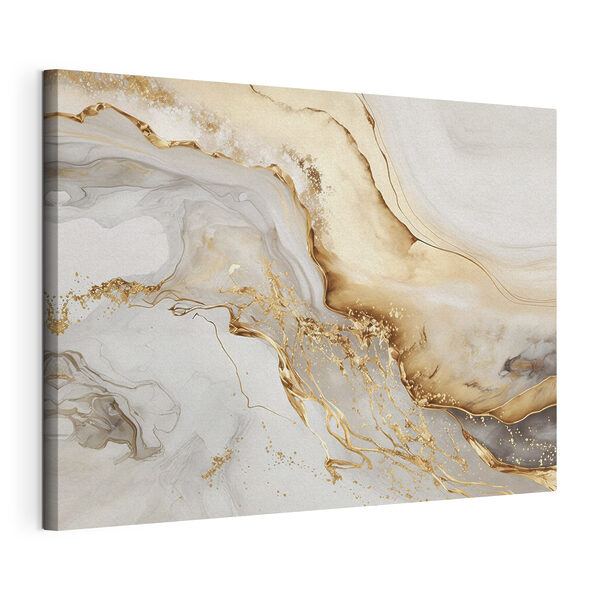 Élégants tourbillons de crème et d'ambre Tableaux Élégants tourbillons de crème et d'ambre