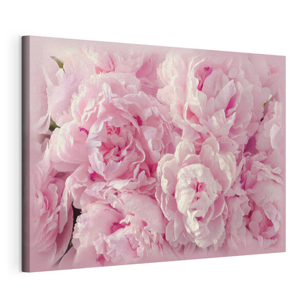 Un groupe de fleurs roses Tableaux Un groupe de fleurs roses