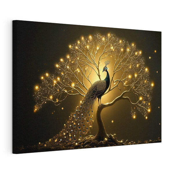 Un paon sur un arbre Tableaux Un paon sur un arbre