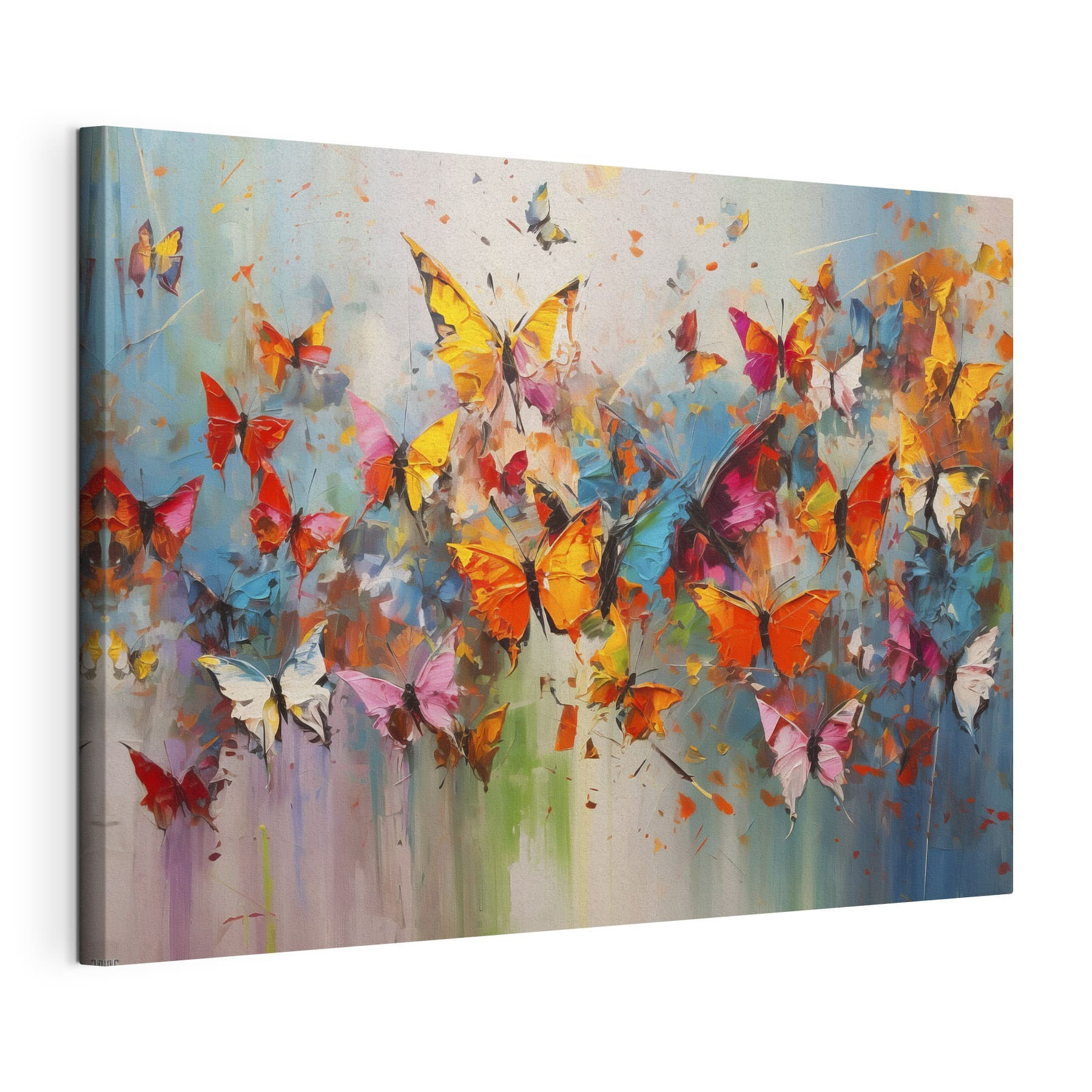 A group of butterflies flying A group of butterflies flying
