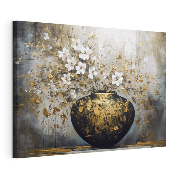 Tableaux Peinture de fleurs dans un vase