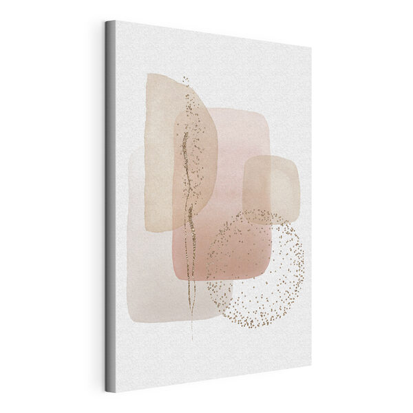 Une aquarelle de carrés et de points Tableaux Une aquarelle de carrés et de points