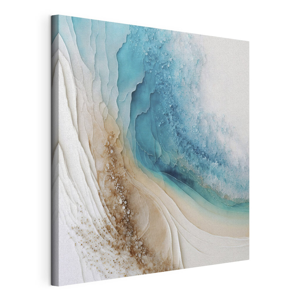 A blue and white watercolor painting A blue and white watercolor painting