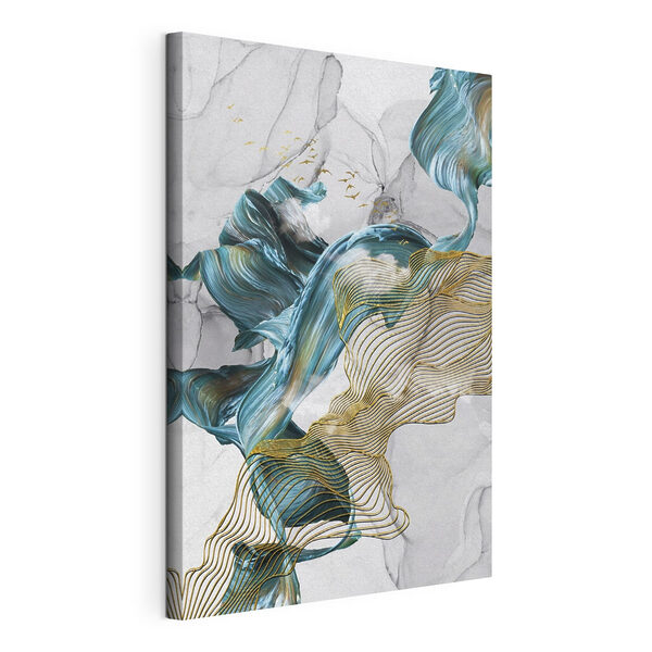 Vagues éthérées et oiseaux en vol Tableaux Vagues éthérées et oiseaux en vol
