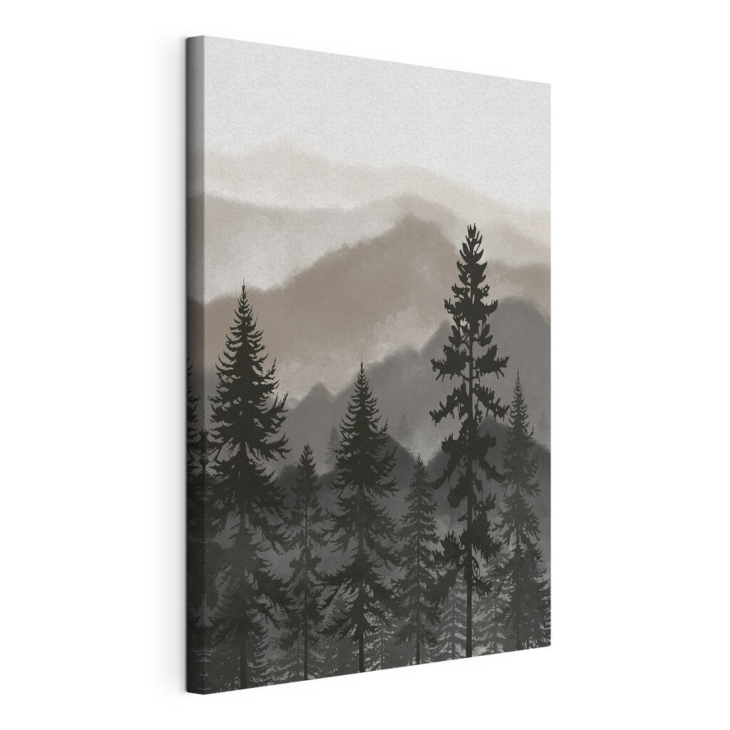A group of trees in a forest