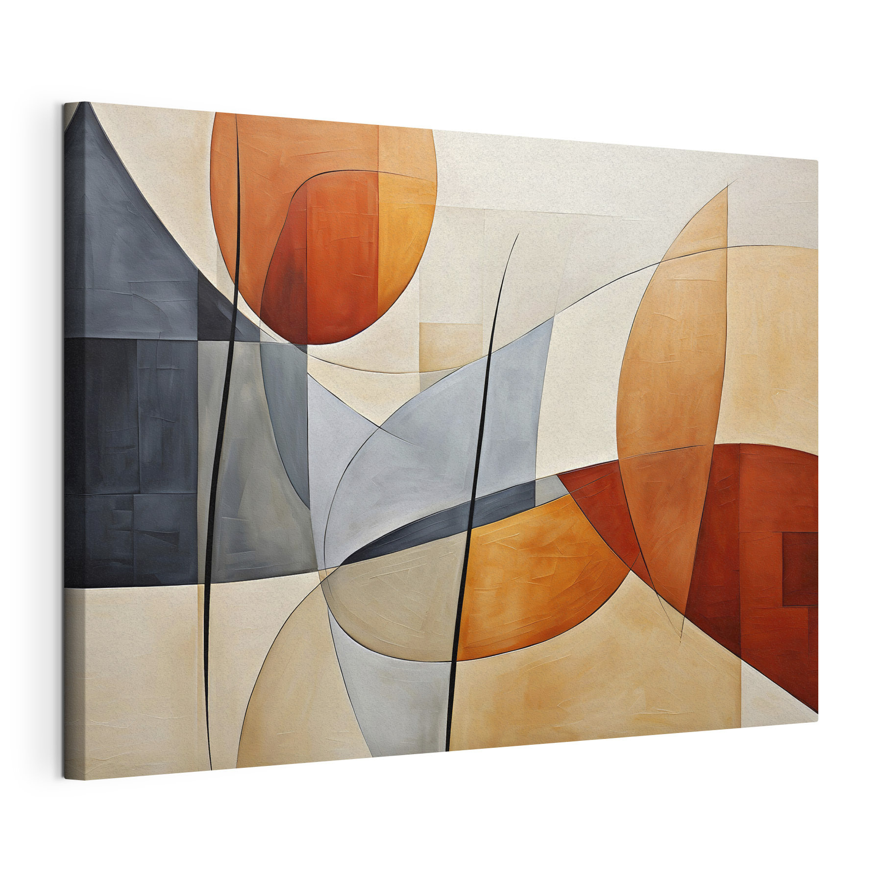A painting of circles and lines A painting of circles and lines