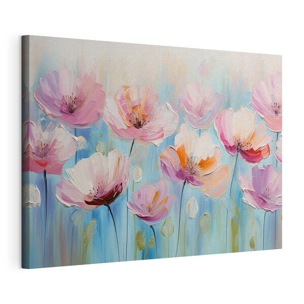 Tableaux Une peinture de fleurs roses (UGS : s37536) Tableaux Tableaux Une peinture de fleurs roses (UGS : s37536)
