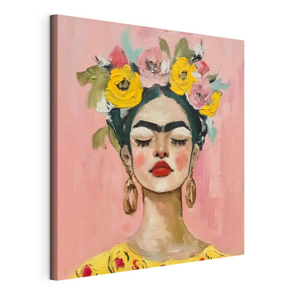 Tableaux Peinture d'une femme avec des fleurs dans les cheveux (UGS : s38292) Tableaux Tableaux Peinture d'une femme avec des fleurs dans les cheveux (UGS : s38292)