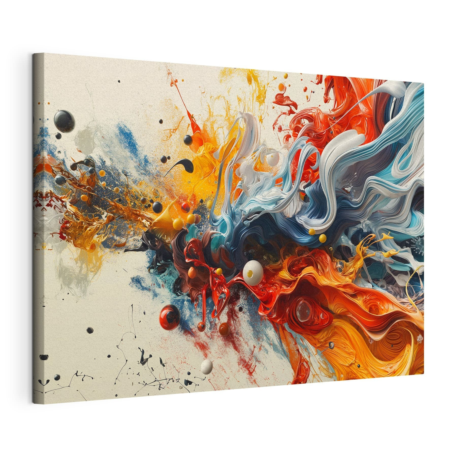 A colorful paint splashing A colorful paint splashing
