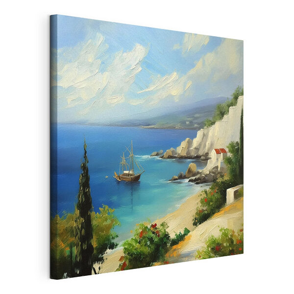 Peinture d'un bateau dans l'eau Tableaux Peinture d'un bateau dans l'eau