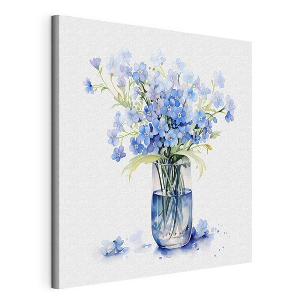 Aquarelle d'un vase avec des fleurs Tableaux Aquarelle d'un vase avec des fleurs